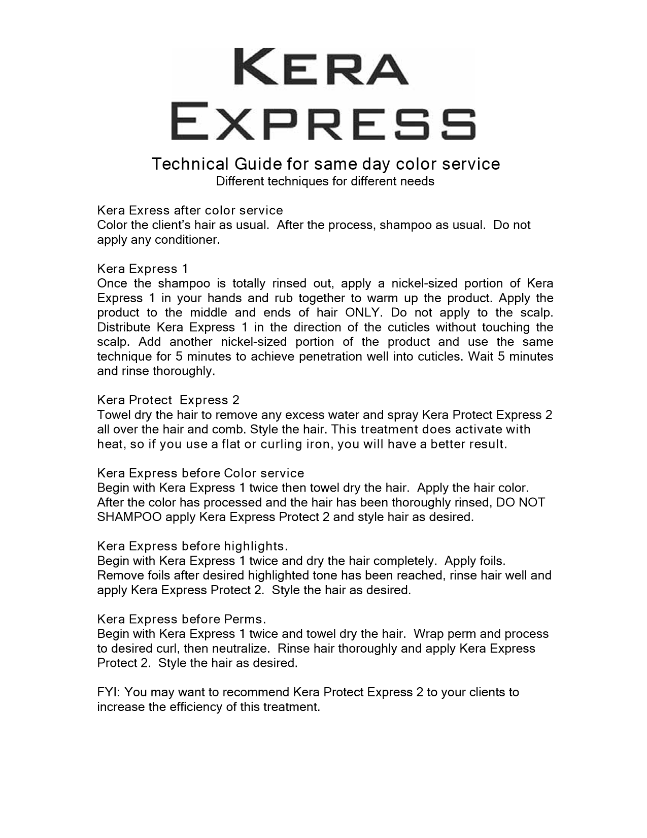 Kera-Express-colour-service