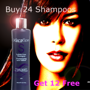 Buy 24 Shampoos and get 12 free